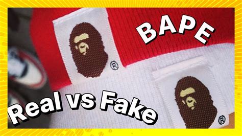 bape waist bag real vs fake|how to check if bapes are real.